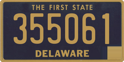 DE license plate 355061