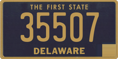 DE license plate 35507
