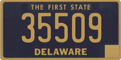 DE license plate 35509