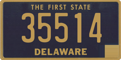 DE license plate 35514