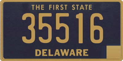 DE license plate 35516