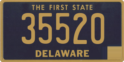 DE license plate 35520