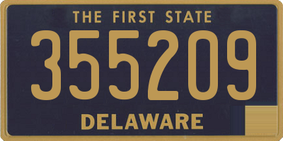 DE license plate 355209