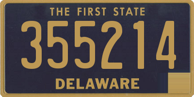DE license plate 355214