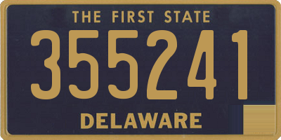 DE license plate 355241