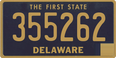 DE license plate 355262