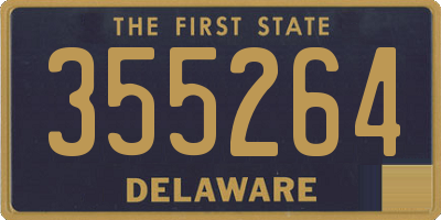 DE license plate 355264