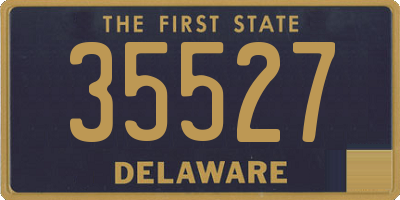 DE license plate 35527