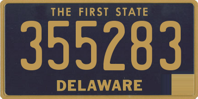 DE license plate 355283