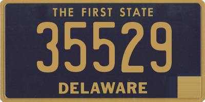 DE license plate 35529