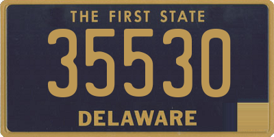 DE license plate 35530