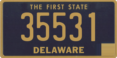 DE license plate 35531