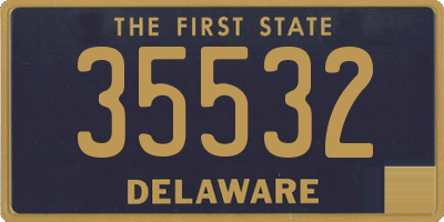DE license plate 35532