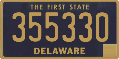 DE license plate 355330