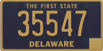 DE license plate 35547