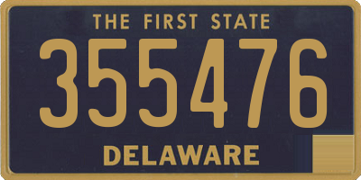 DE license plate 355476