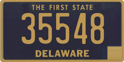 DE license plate 35548