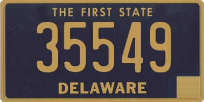 DE license plate 35549