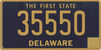 DE license plate 35550
