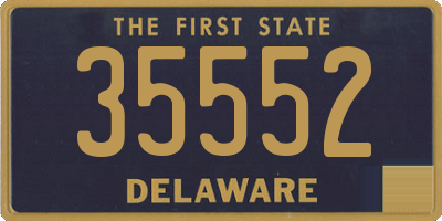 DE license plate 35552