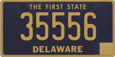 DE license plate 35556