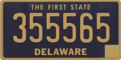 DE license plate 355565