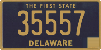 DE license plate 35557