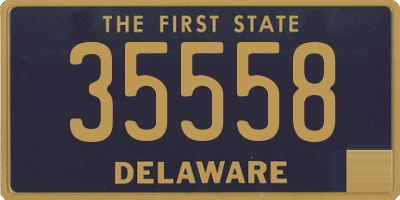 DE license plate 35558
