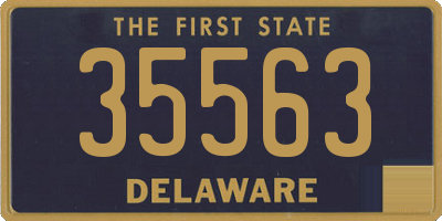 DE license plate 35563