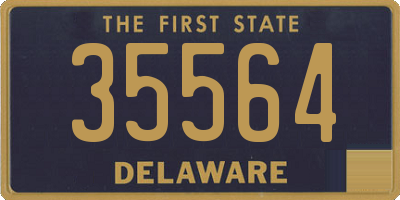 DE license plate 35564