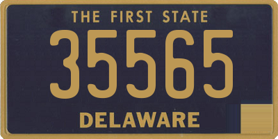 DE license plate 35565