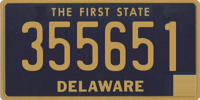 DE license plate 355651