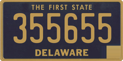 DE license plate 355655