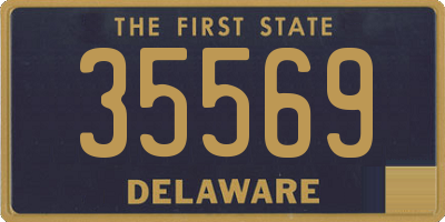 DE license plate 35569