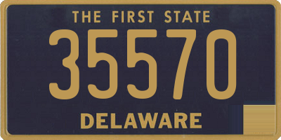 DE license plate 35570