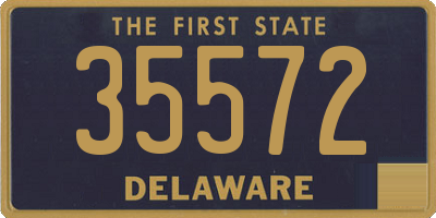 DE license plate 35572