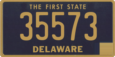 DE license plate 35573