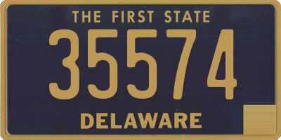 DE license plate 35574