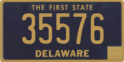 DE license plate 35576