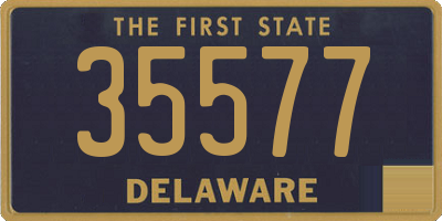 DE license plate 35577