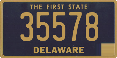 DE license plate 35578