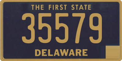 DE license plate 35579