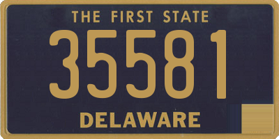 DE license plate 35581