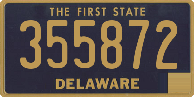 DE license plate 355872