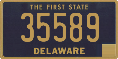 DE license plate 35589