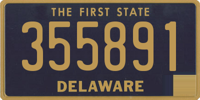 DE license plate 355891
