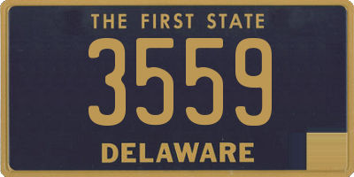 DE license plate 3559