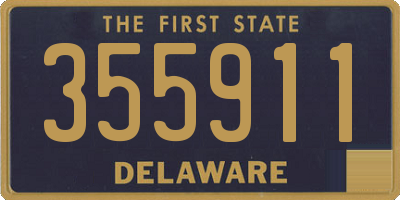 DE license plate 355911