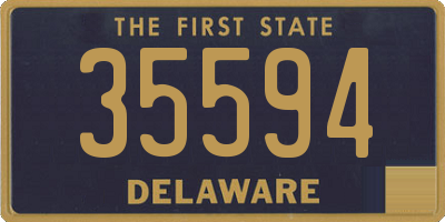 DE license plate 35594