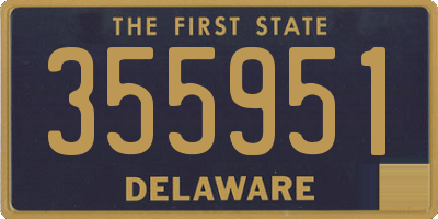 DE license plate 355951